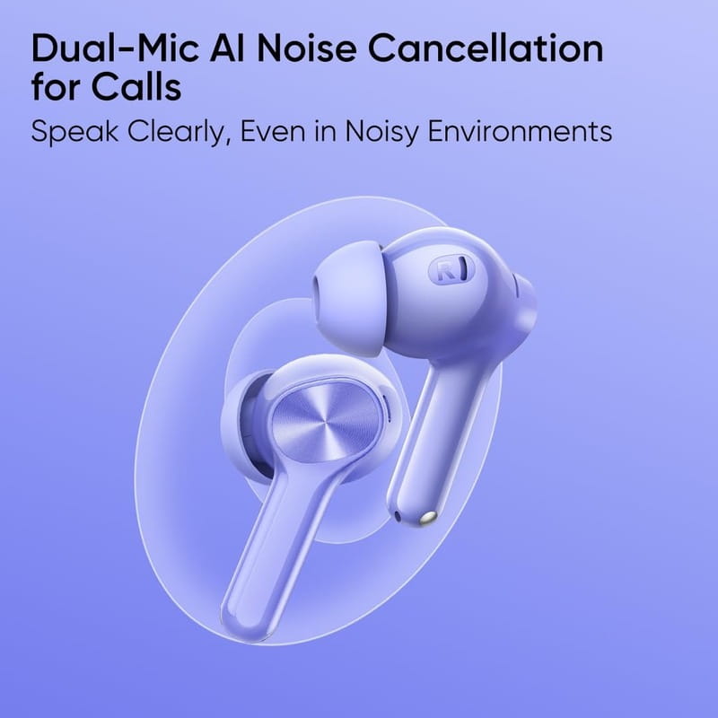 Bluetooth-гарнітура Realme Buds T200 Lite Aurora Purple_EU