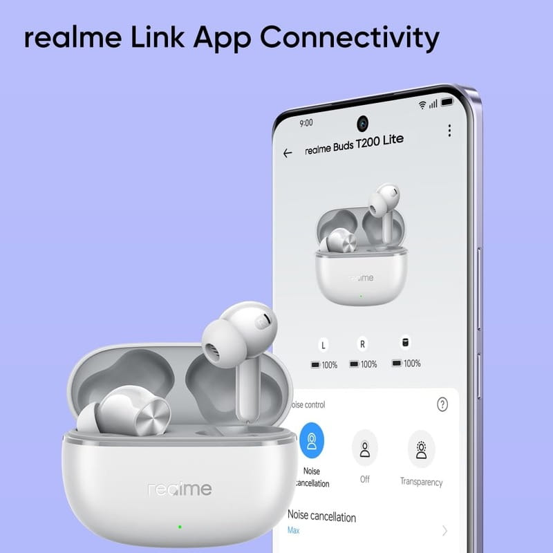 Bluetooth-гарнітура Realme Buds T200 Lite Storm Grey_EU