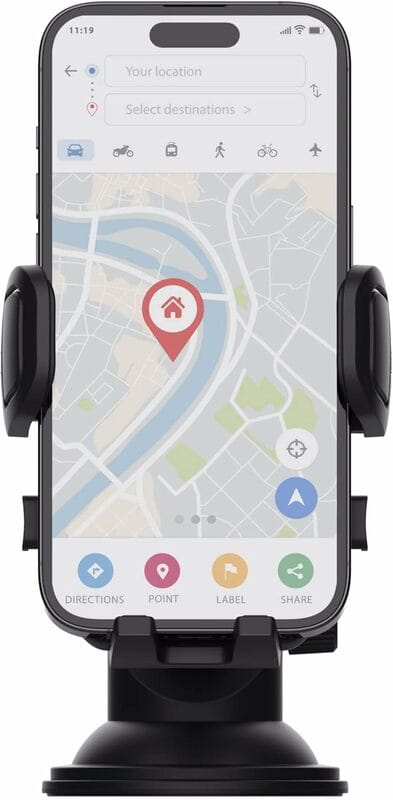 Держатель автомобильный Trust Runo 4-7" Black (24984)