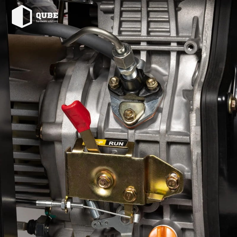 Генератор дизельний Qube QFED10000XE-3