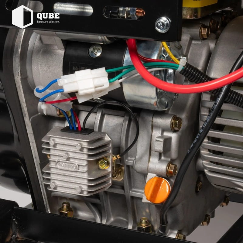 Генератор дизельний Qube QFED10000XE-3