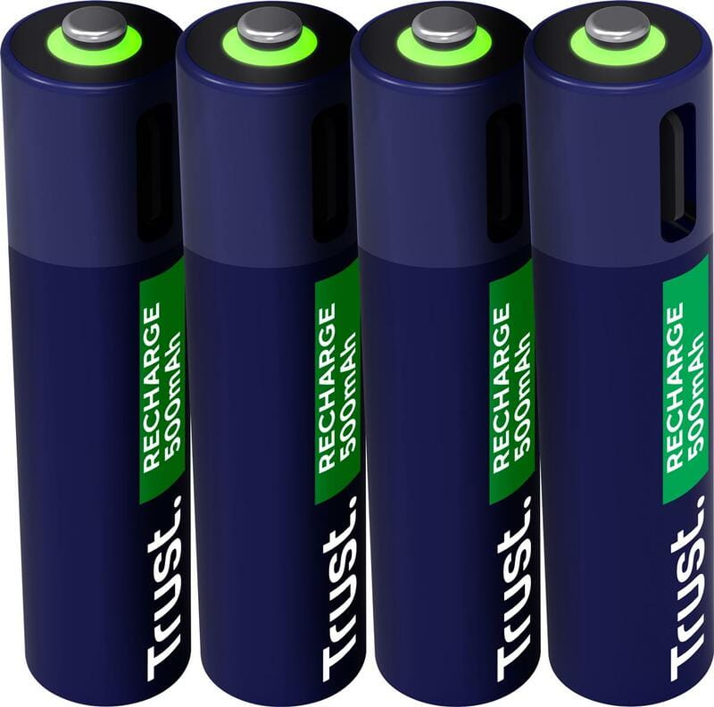 Аккумулятор Trust AAA/HR03 500mAh 4шт (25671)