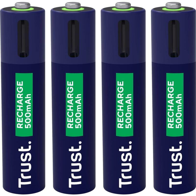 Аккумулятор Trust AAA/HR03 500mAh 4шт (25671)