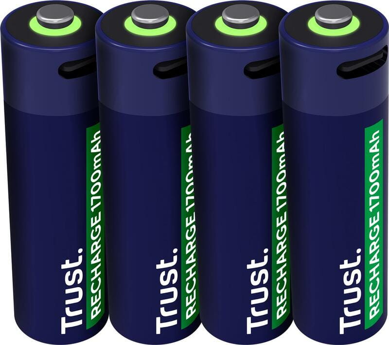 Аккумулятор Trust AA/HR06 1700mAh 4шт (25631)