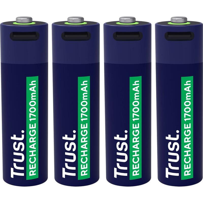Аккумулятор Trust AA/HR06 1700mAh 4шт (25631)