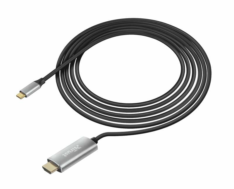 Кабель Trust Calyx HDMI - USB Type-C (M/M), 1.8 м, Black (23332)