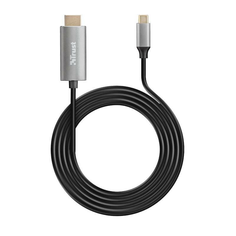 Кабель Trust Calyx HDMI - USB Type-C (M/M), 1.8 м, Black (23332)