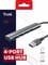 Фото - Концентратор Trust Halyx USB-A Grey (24947) | click.ua