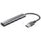 Фото - Концентратор Trust Halyx USB-A Grey (24947) | click.ua