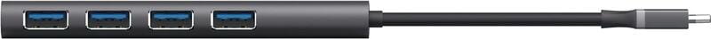 Концентратор Trust Halyx USB Type-C Grey (24948)