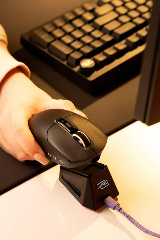 Мышь беспроводная Proove Gaming Rate Pro with Charging Dock Black