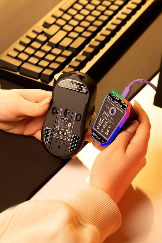 Мышь беспроводная Proove Gaming Rate Pro with Charging Dock Black