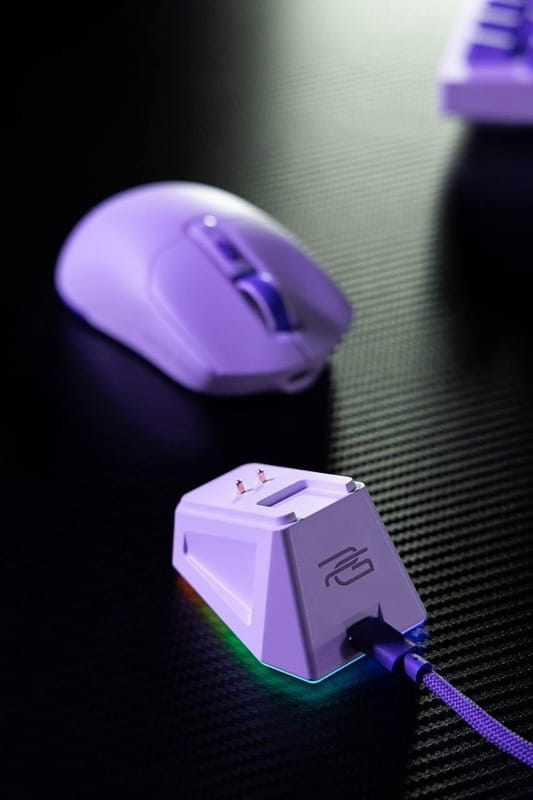 Мышь беспроводная Proove Gaming Rate Pro with Charging Dock White