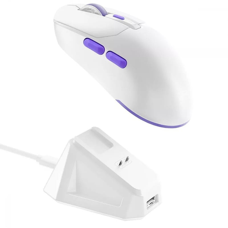 Мышь беспроводная Proove Gaming Rate Pro with Charging Dock White
