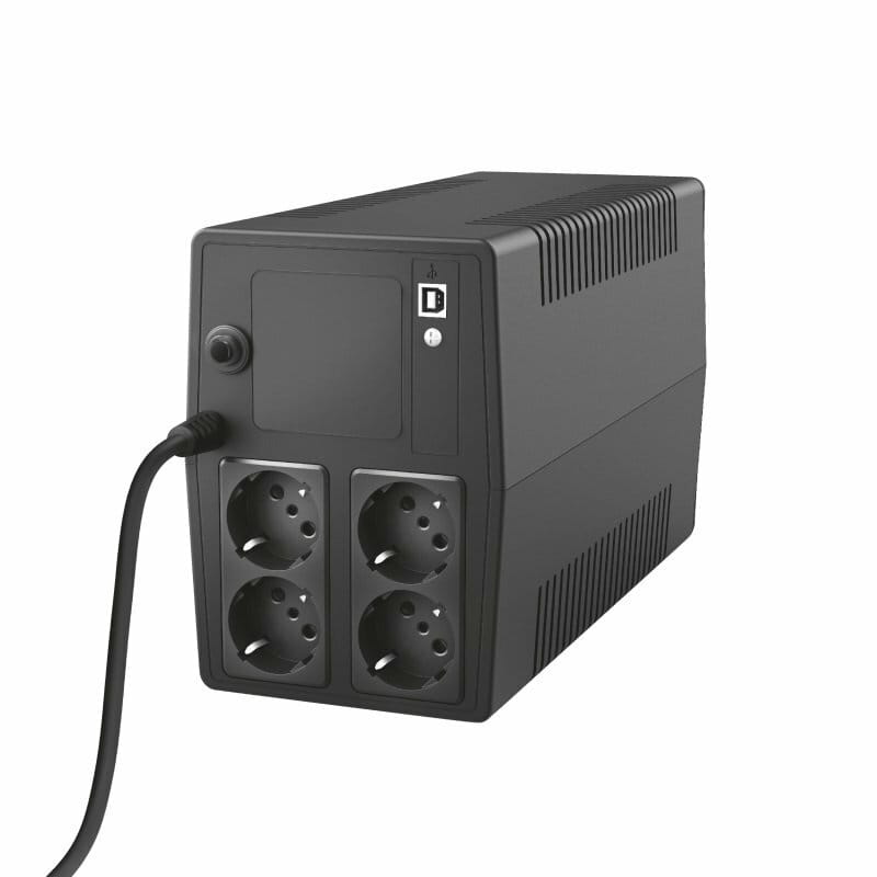 Джерело безперебійного живлення Trust Paxxon 1000VA, UPS Black (23504)