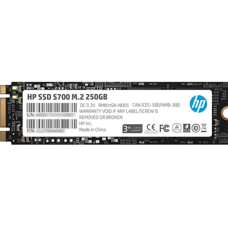 Накопичувач SSD  250GB HP S700 M.2 2280 SATAIII 3D NAND (2LU79AA)
