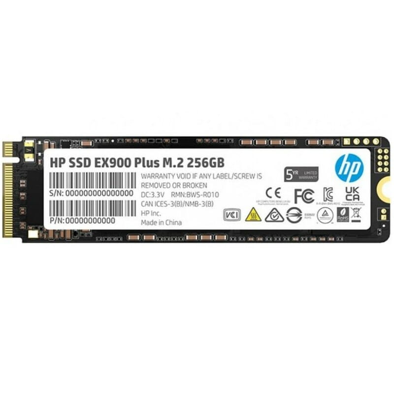 Накопичувач SSD  256GB HP EX900 Plus M.2 2280 PCIe 3.0 x4 NVMe 3D NAND (35M32AA)