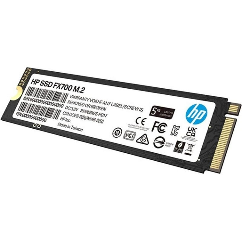Накопичувач SSD 1TB HP FX700 M.2 2280 PCIe 4.0 x4 NVMe TLC 3D V-NAND (8U2N3AA)