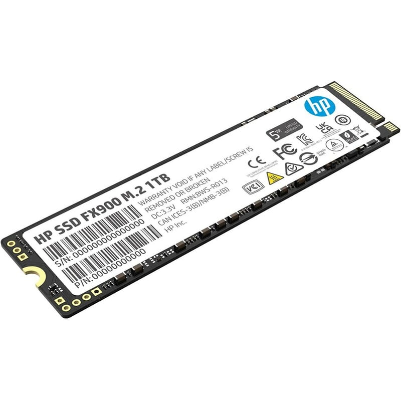 Накопичувач SSD 1TB HP FX900 M.2 2280 PCIe 4.0 x4 NVMe TLC 3D V-NAND (57S53AA)