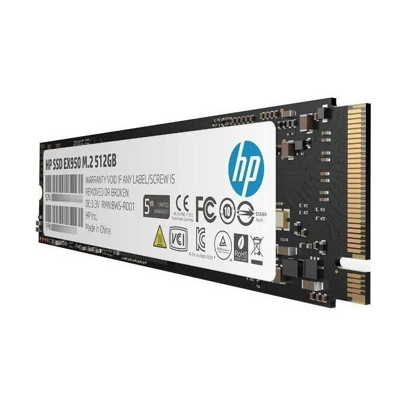 Накопичувач SSD  512GB HP EX950 M.2 2280 PCIe 3.0 x4 NVMe 3D NAND (5MS22AA)
