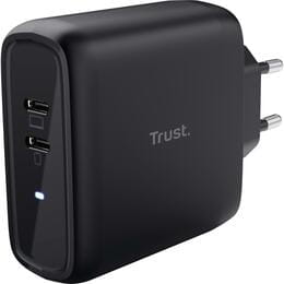 Зарядний пристрій Trust Maxo 65W 2xUSB-Type C Black (25380)
