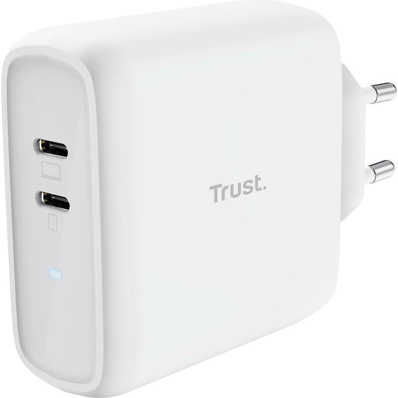 Зарядное устройство Trust Maxo 65W 2xUSB-Type C White (25381)