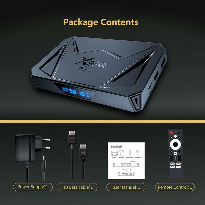 Медіаплеєр X96Q Pro Plus 2/16
