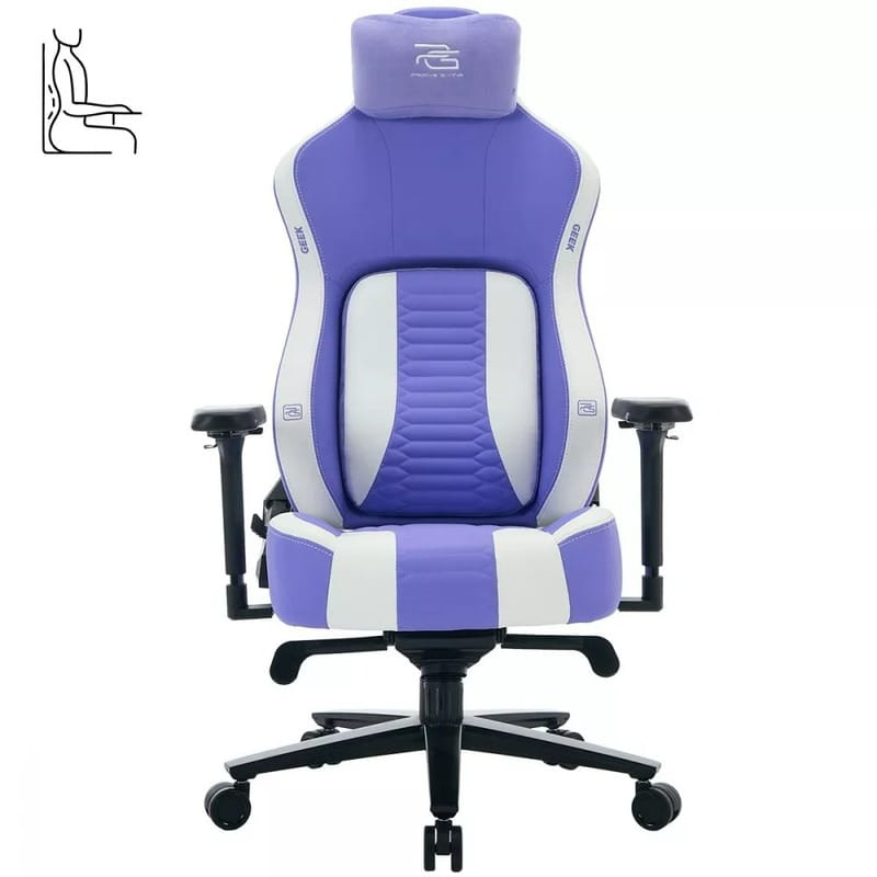 Крісло для геймерів Proove Gaming Geek White/Purple
