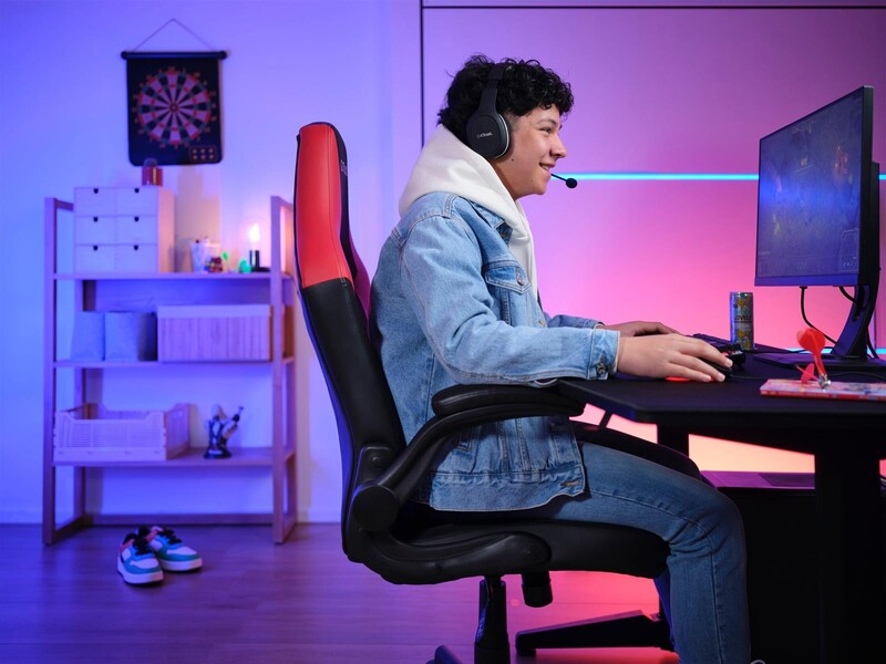 Кресло для геймеров Trust GXT 703B Riye Blue (25129)