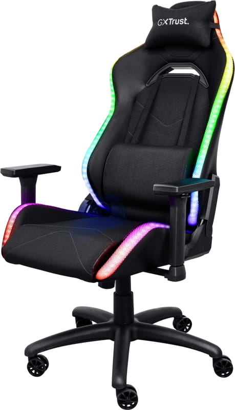 Кресло для геймеров Trust GXT 719 Ruya RGB Black (25185)