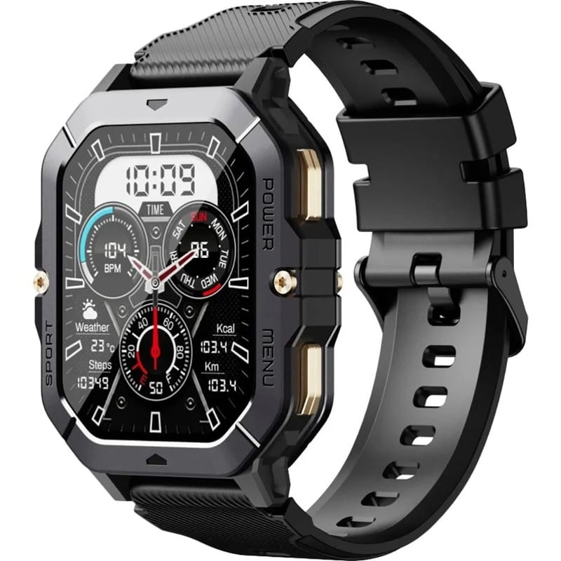 Смарт-годинник Oukitel BT101 Black (6931940739825)