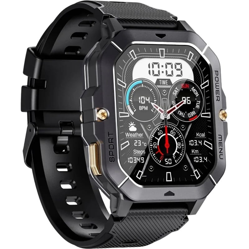 Смарт-годинник Oukitel BT101 Black (6931940739825)