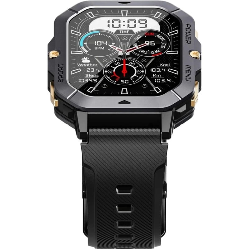 Смарт-годинник Oukitel BT101 Black (6931940739825)