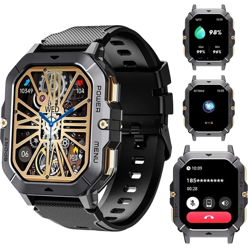 Смарт-годинник Oukitel BT101 Black (6931940739825)