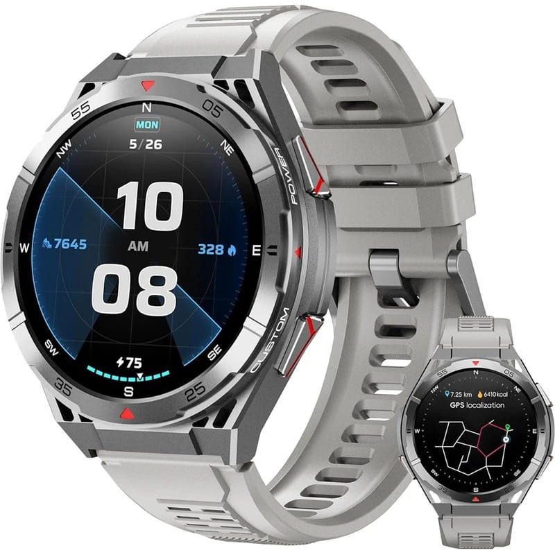 Смарт-часы Oukitel BT12 Grey (6931940789585)