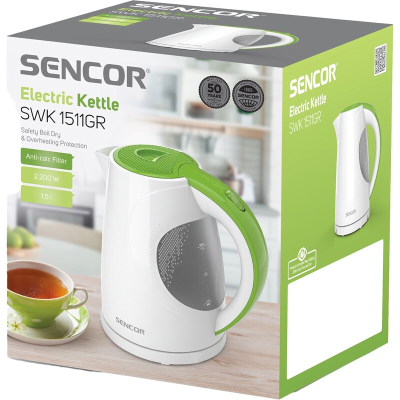 Электрочайник Sencor SWK 1511GR