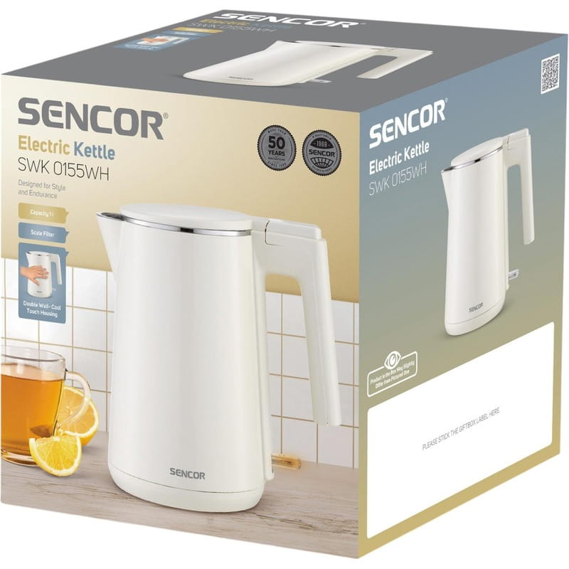 Электрочайник Sencor SWK 0155WH
