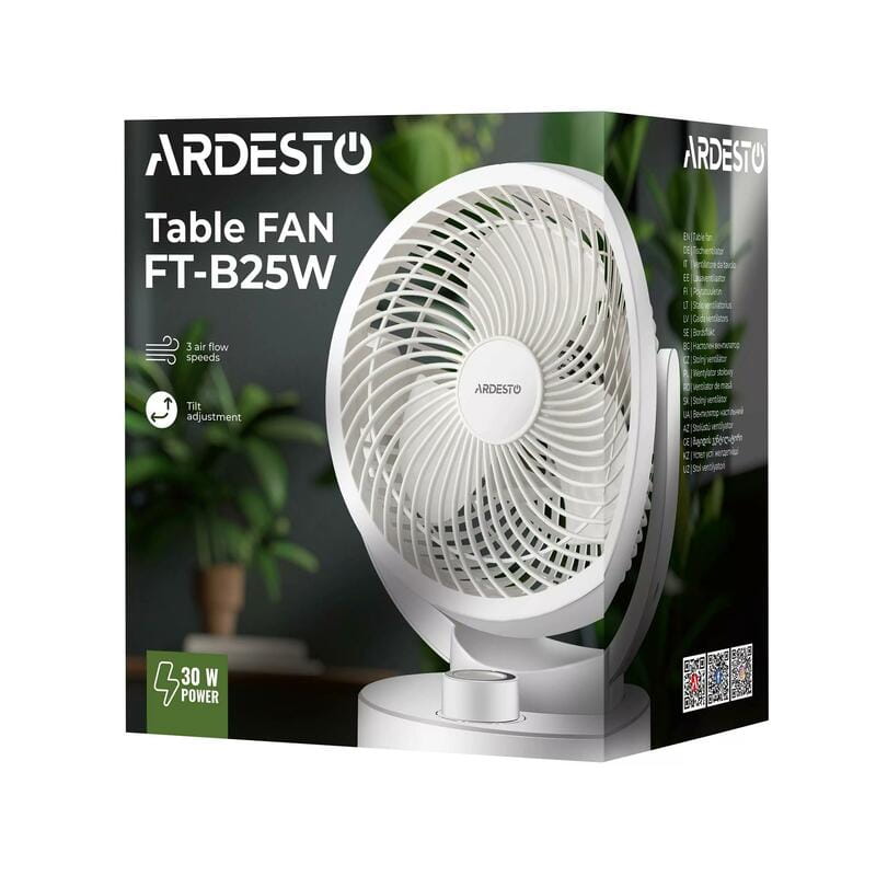 Вентилятор Ardesto FT-B25W