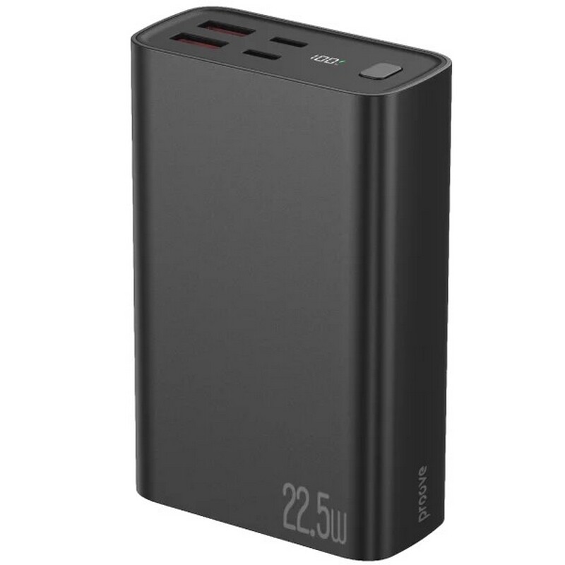 Универсальная мобильная батарея Proove Hyper Flux Plus 22.5W 20000mAh Black (PBF222120001)