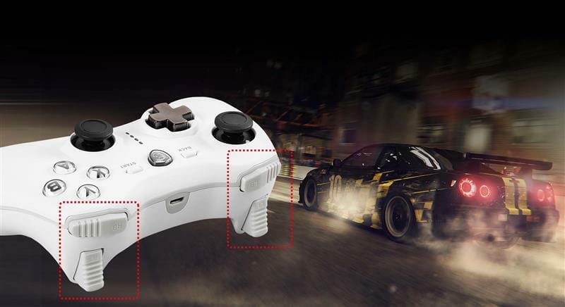 Геймпад дротовий MSI Force GC20 V2 White (S10-04G0020-EC4)