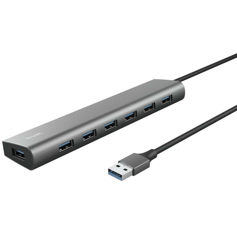 Концентратор Trust Halyx USB-А Black (24967)