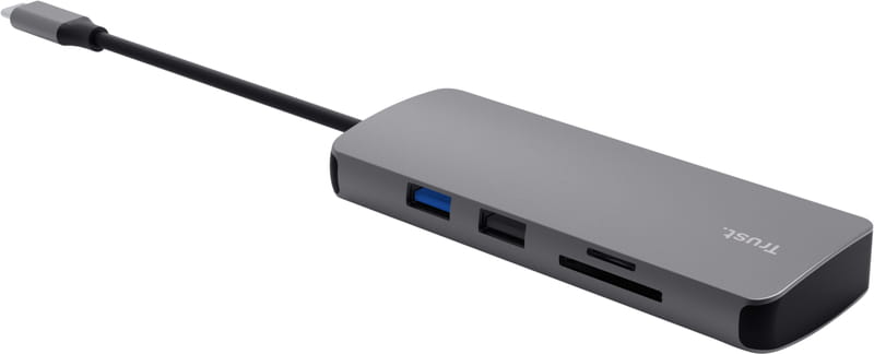 Концентратор Trust Dalyx USB Type-C Grey (25672)