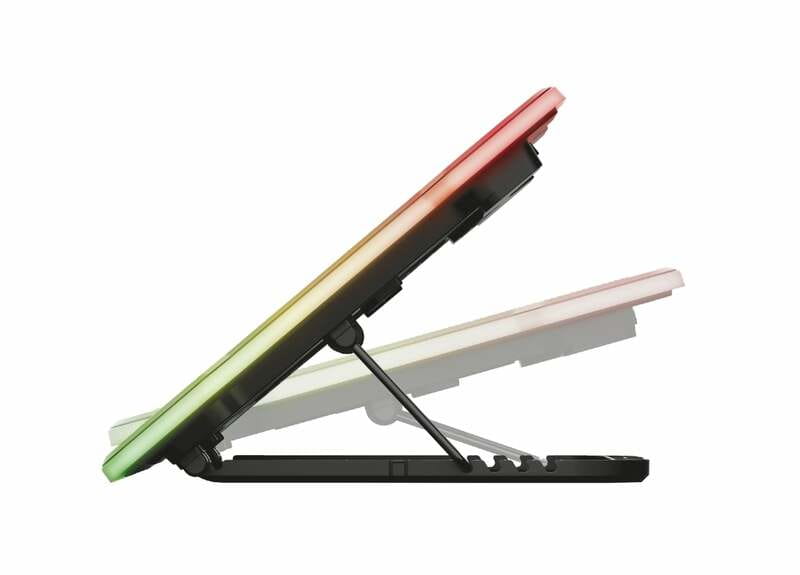 Охлаждающая подставка для ноутбука Trust GXT 1126 Aura 17" Black (24192)