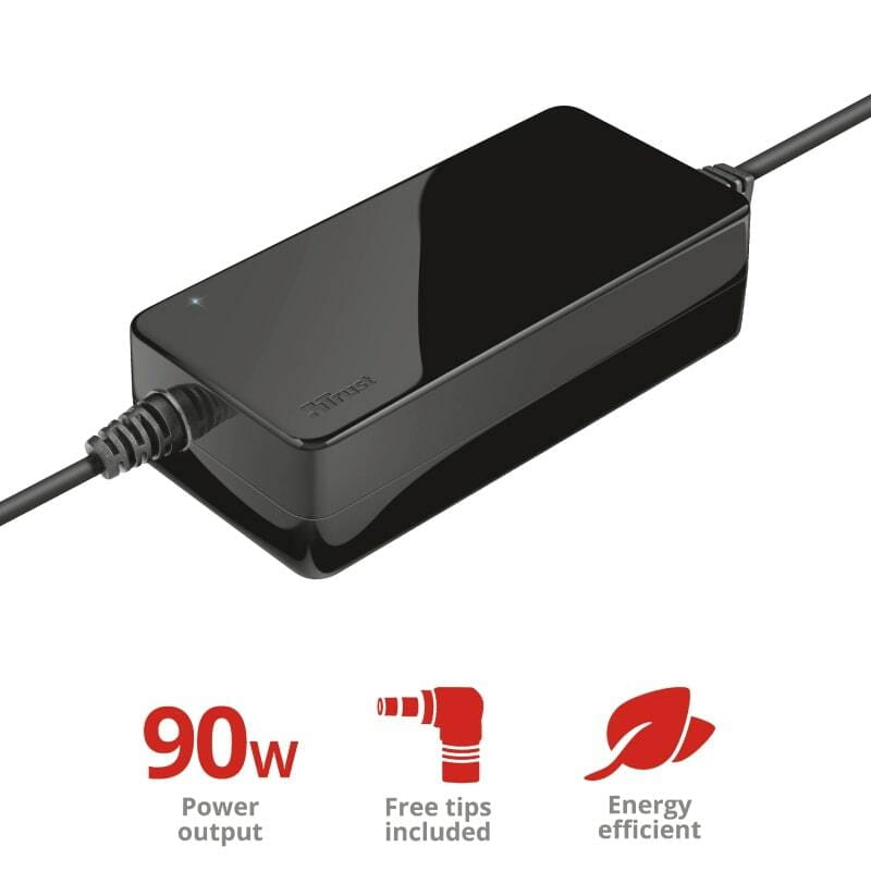Блок питания Trust Primo Universal Laptop 220V, 19V, 90W, 4.74А Black (22142)