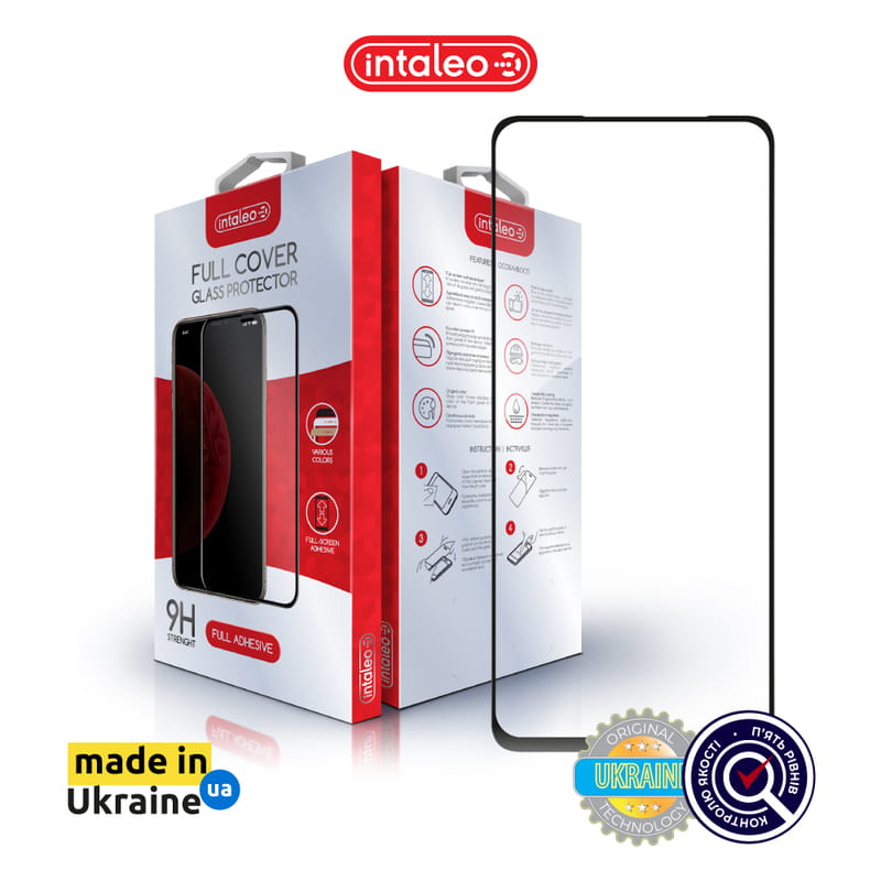 Защитное стекло Intaleo Full Glue для Realme C67 Black (1283126590047)