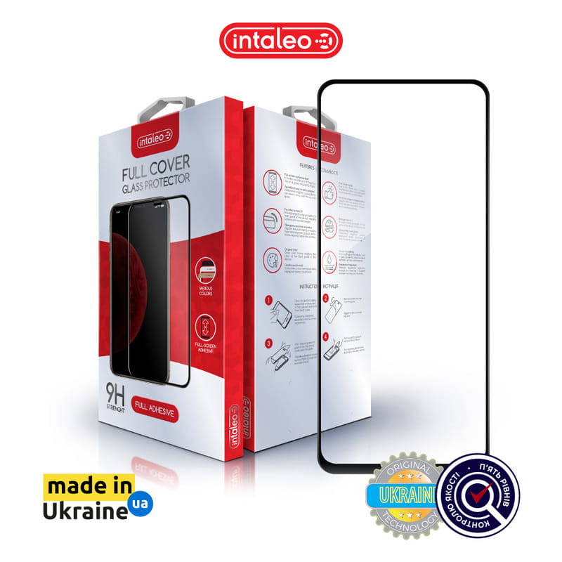 Защитное стекло Intaleo Full Glue для Xiaomi Redmi 13 (1283126592935)