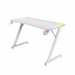 Геймерський стіл Trust GXT 709W Luminus RGB White (25328)