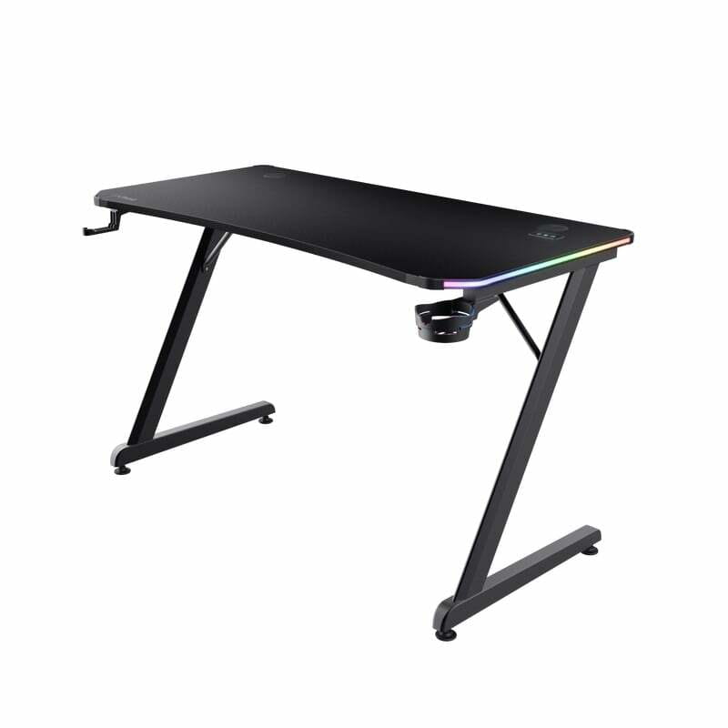 Компьютерный стол Trust GXT 709W Luminus RGB Black (25184)