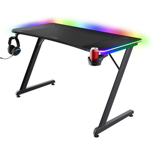 Компьютерный стол Trust GXT 710 Luminus Pro RGB Black (25419)