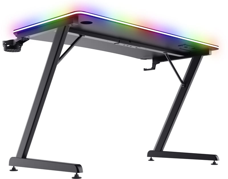 Компьютерный стол Trust GXT 710 Luminus Pro RGB Black (25419)